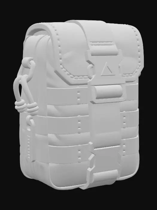 3D model for Remix_Tactical pouch_@yronthal