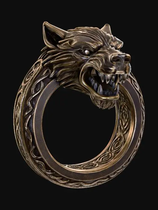 3D model for Wolf_Ring