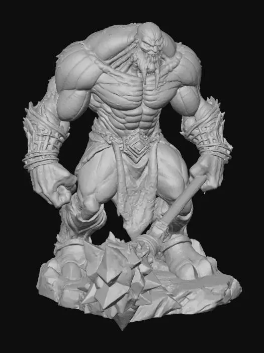 3D model for Golem of Doom, #villain#