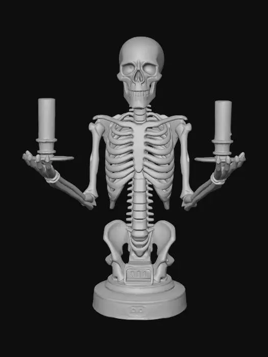 3D model for Candlelit Skeleton