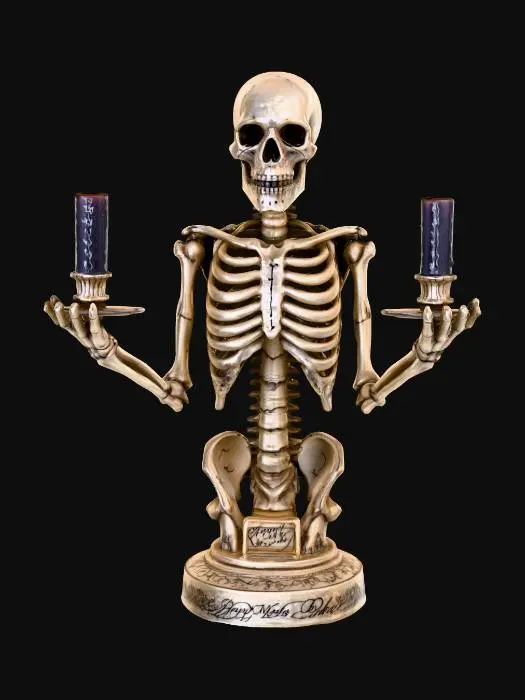3D model for Candlelit Skeleton