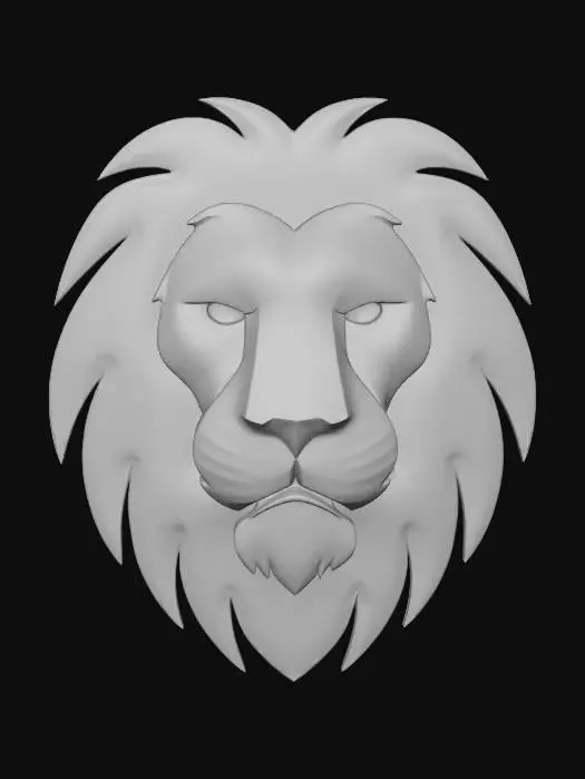 3D model for Ethereal_Lion_