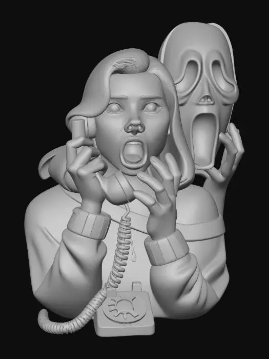3D model for Scream Call,#Halloween2025#