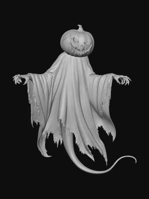 3D model for Pumpkin Specter, #Halloween2025#