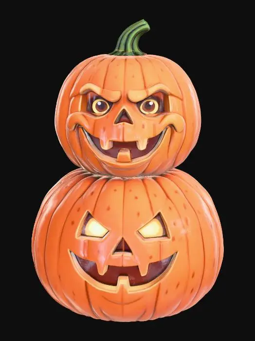 3D model for Pumpkin Stack Specters, #Halloween2025#