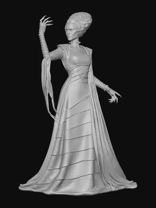3D model for Bride of Frankenstein, #Halloween2025#