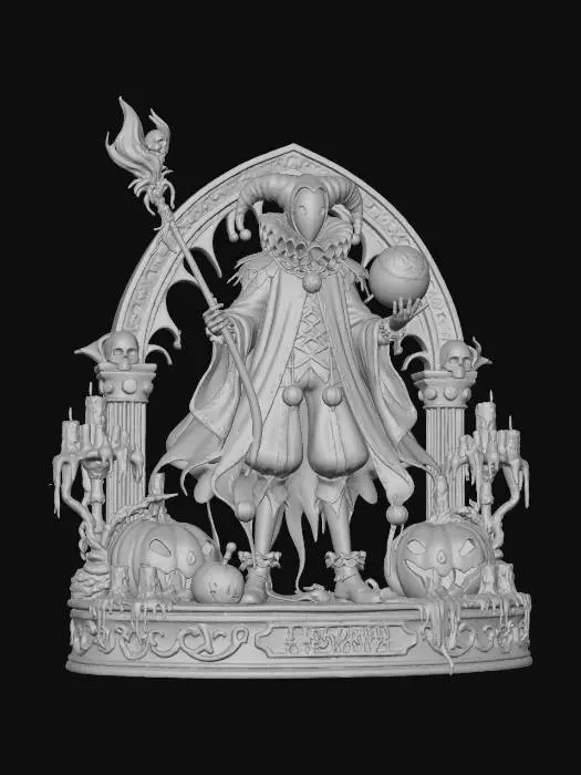 3D model for Jester of Dread, #Halloween2025#