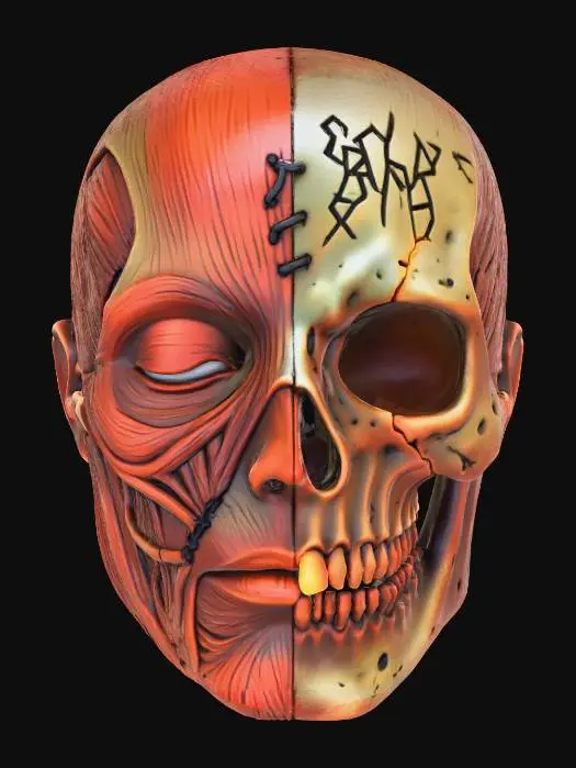 3D model for Anatomical Dichotomy, #Halloween2025#