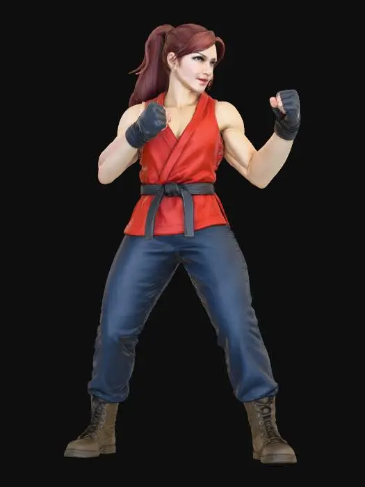 3D model for Kira_Blaze__The_Crimson_Phoenix