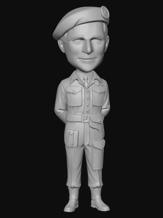 3D model for WW2_Figurine