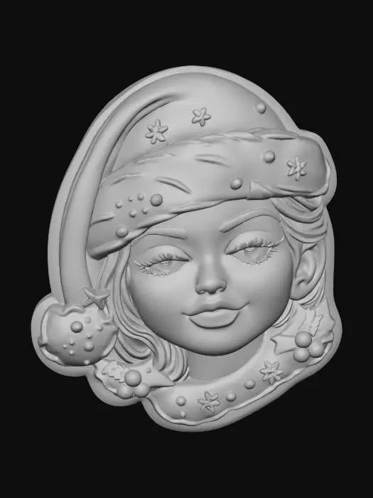 3D model for Holiday Spirit Cookie, #Christmas2025#