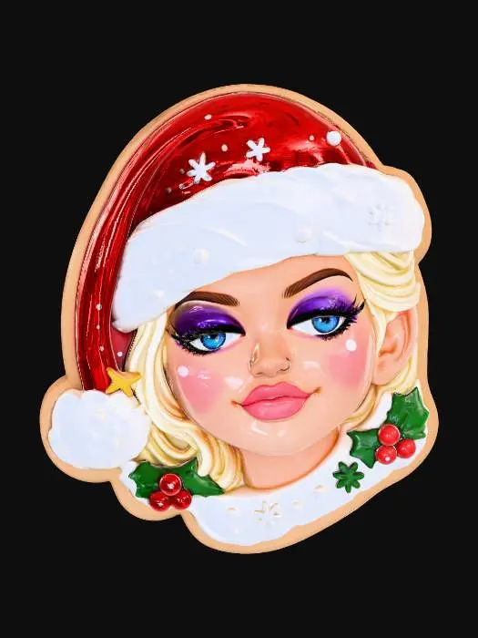 3D model for Holiday Spirit Cookie, #Christmas2025#