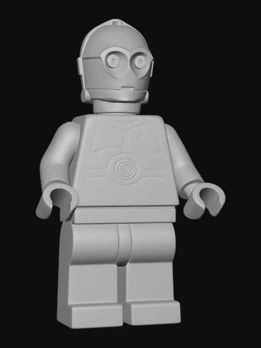 3D model for C-3PO