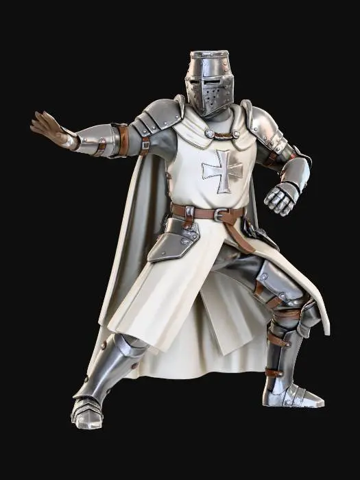 3D model for Medieval Knight Armor