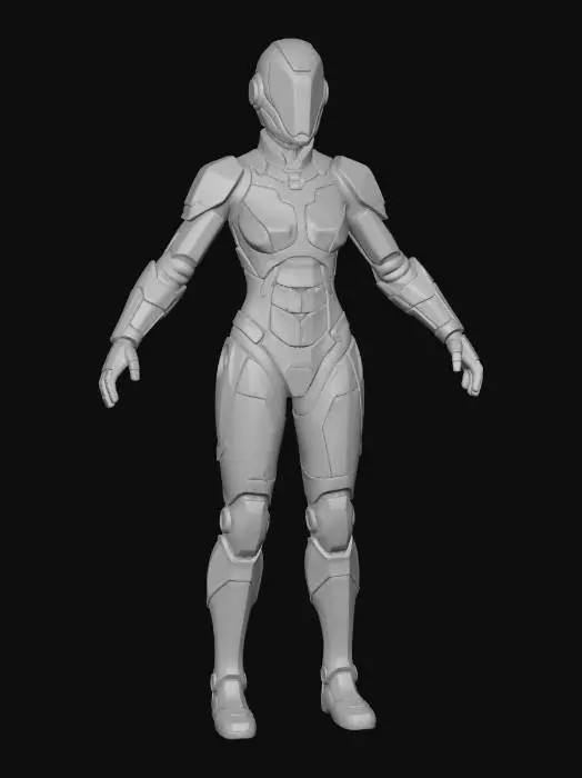 3D model for Android female