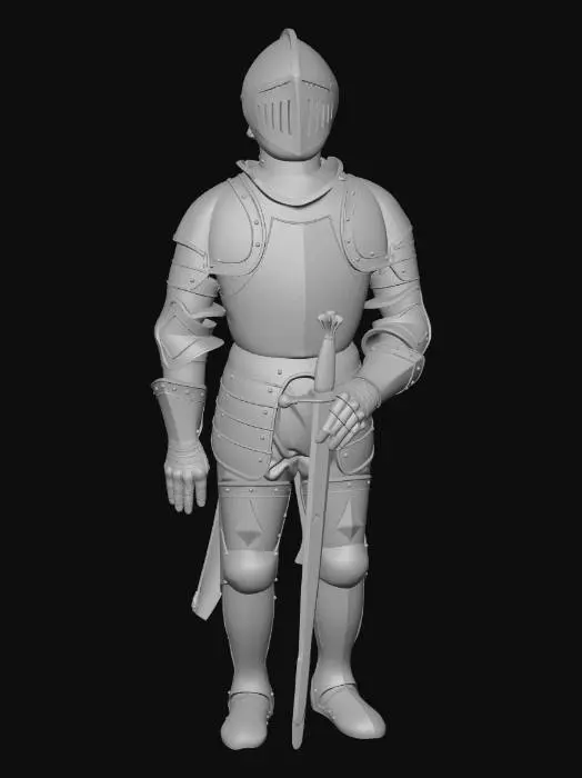 3D model for Knight in Shining Armor