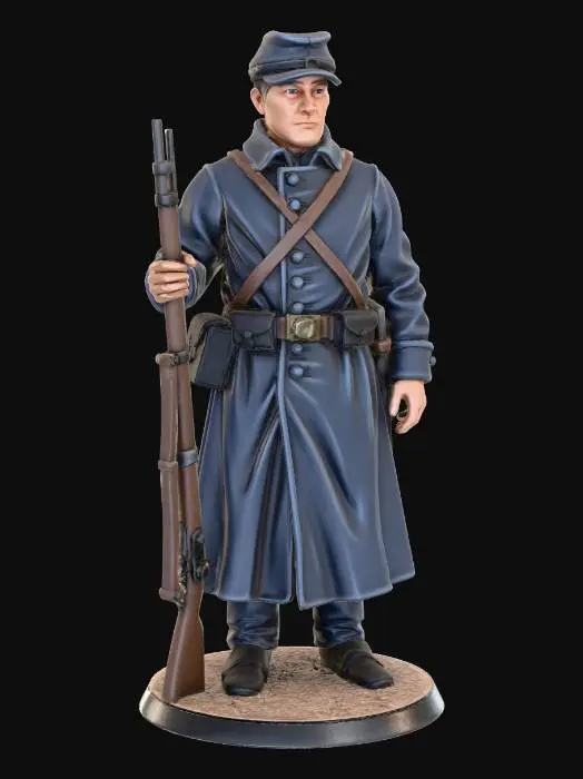 3D model for infantry soldier 1861–1865
