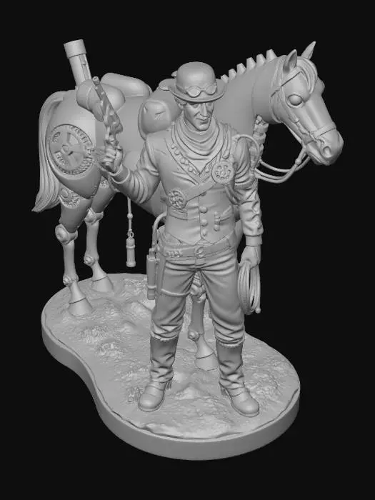 3D model for Clockwork Wrangler