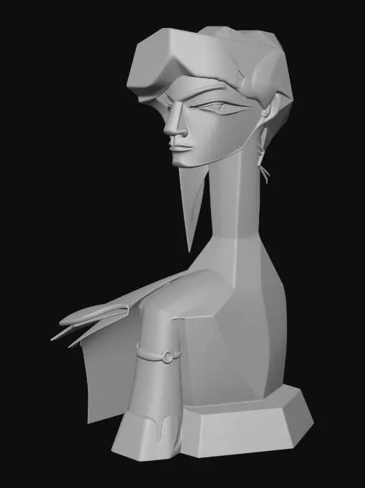 3D model for Pablo Picasso