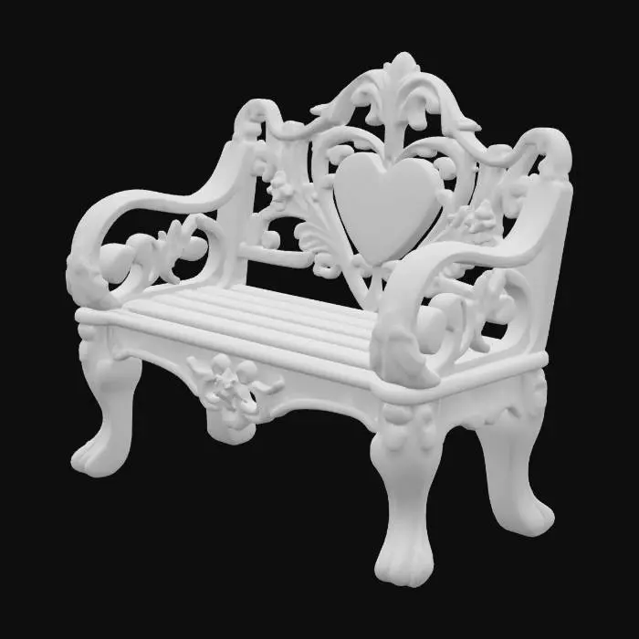 3D model for Love_bench