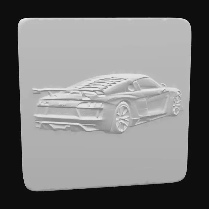 3D model for Relief Audi R8