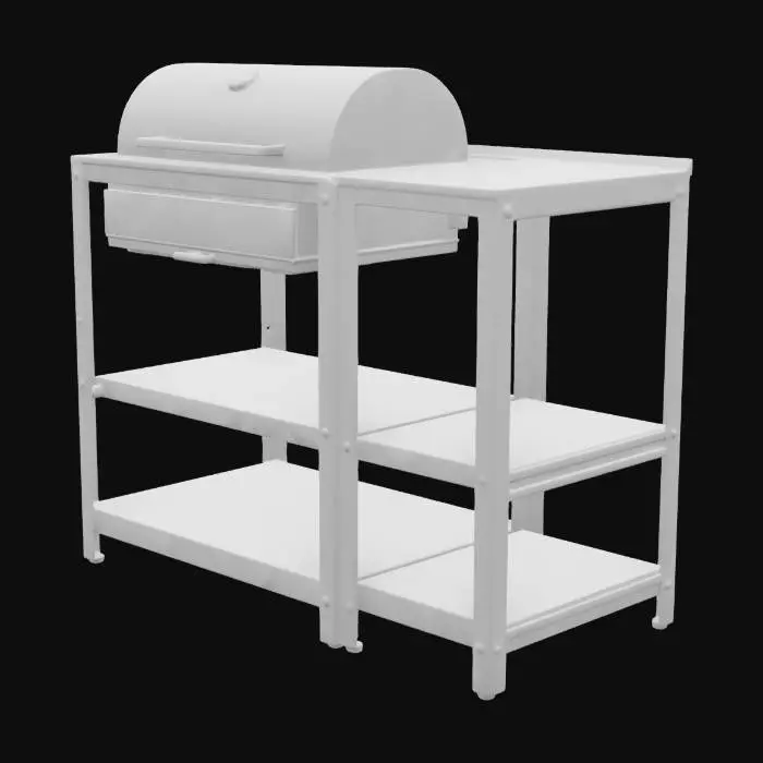3D model for grillstandgold