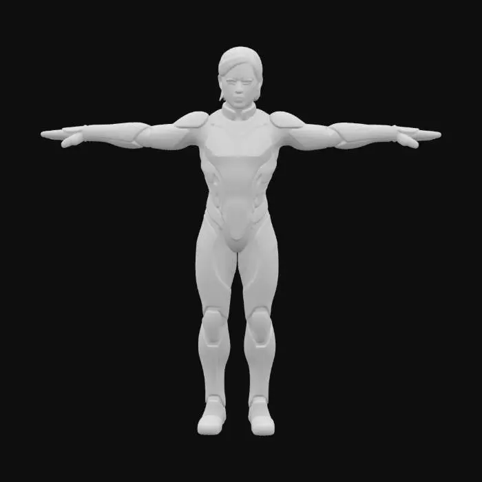 3D model for Name: Vortex Code Name: Temporal Enforcer Affiliation: Chrono Nexus Directive Specialization: Time manipulation, energy combat, chrono-logic strategy