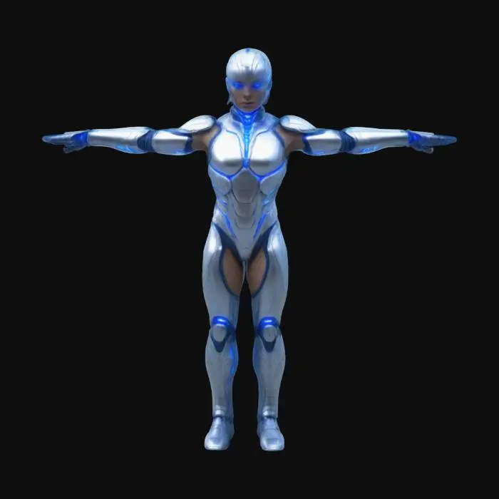 3D model for Name: Vortex Code Name: Temporal Enforcer Affiliation: Chrono Nexus Directive Specialization: Time manipulation, energy combat, chrono-logic strategy