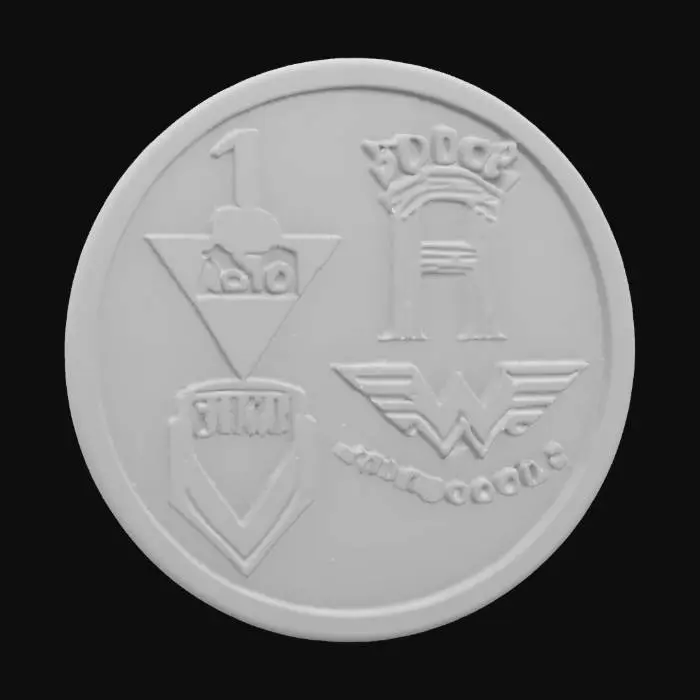 3D model for Auto Union Emblem Design, #emblem#