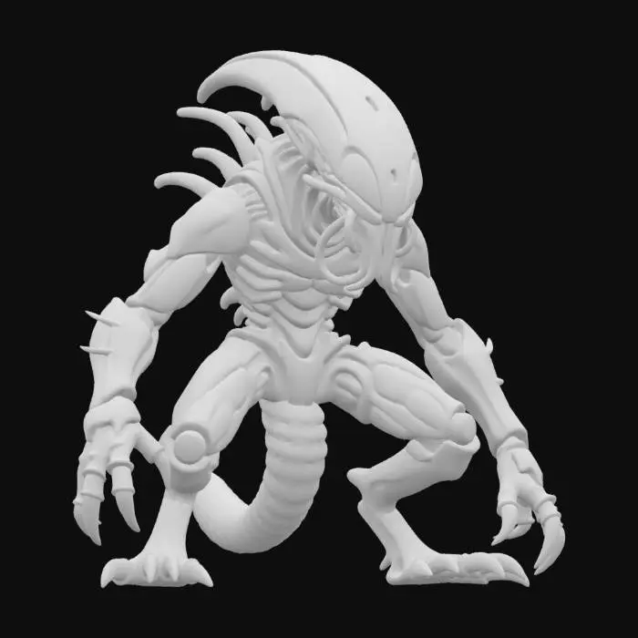 3D model for Tyranid Lictor