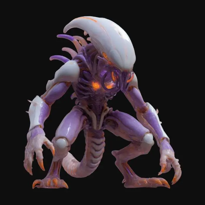 3D model for Tyranid Lictor