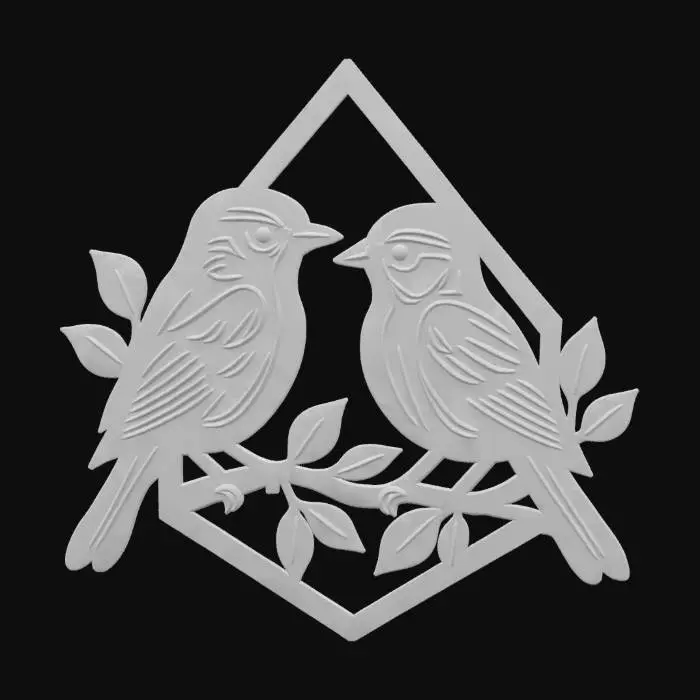 3D model for Wallart__Birds