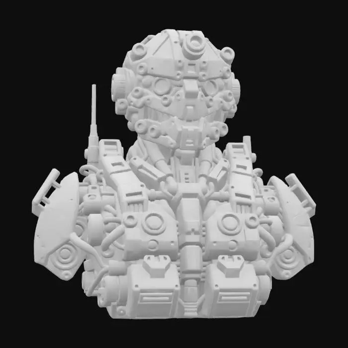 3D model for Tactical_Robot_Bust_Desert