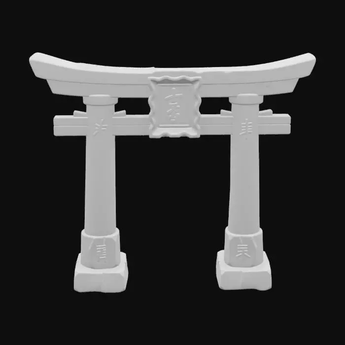 3D model for Japanese_Temple_Gate