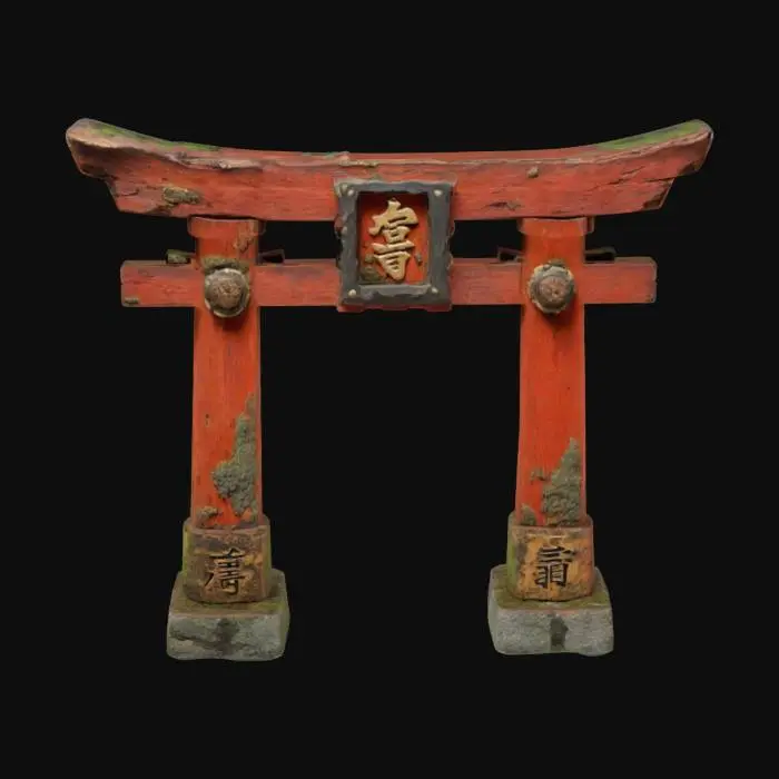 3D model for Japanese_Temple_Gate