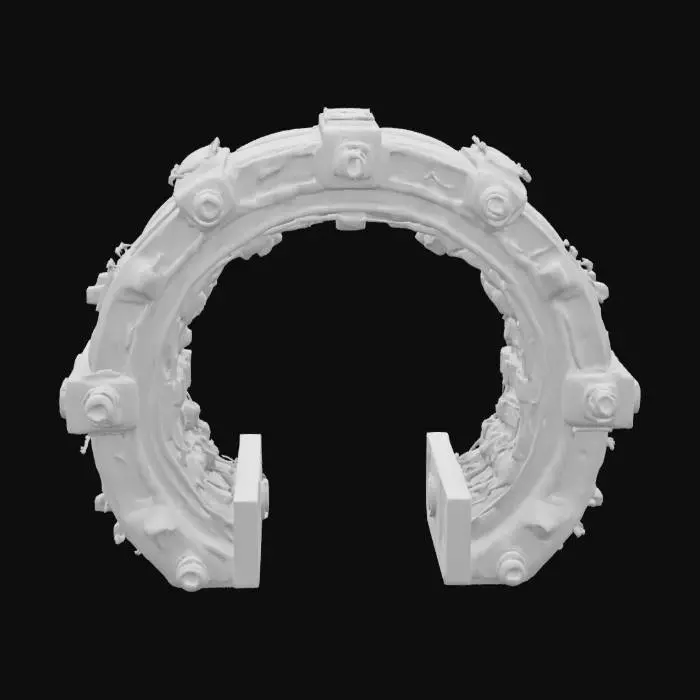 3D model for Back to the future time travelling arch , #arch#