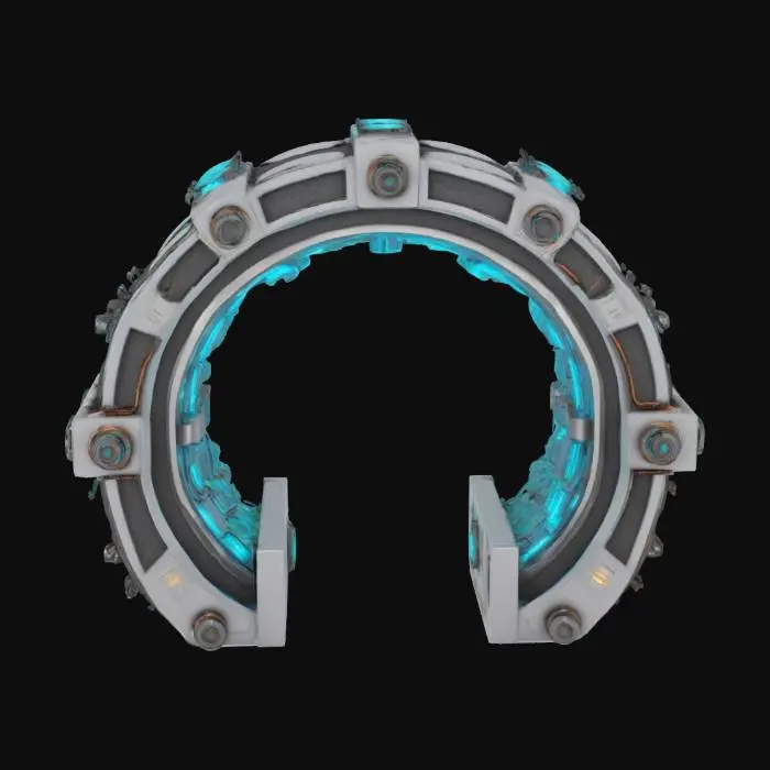 3D model for Back to the future time travelling arch , #arch#