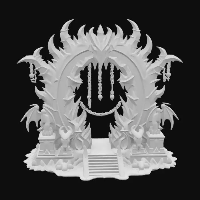 3D model for Hellgate of Tharoz