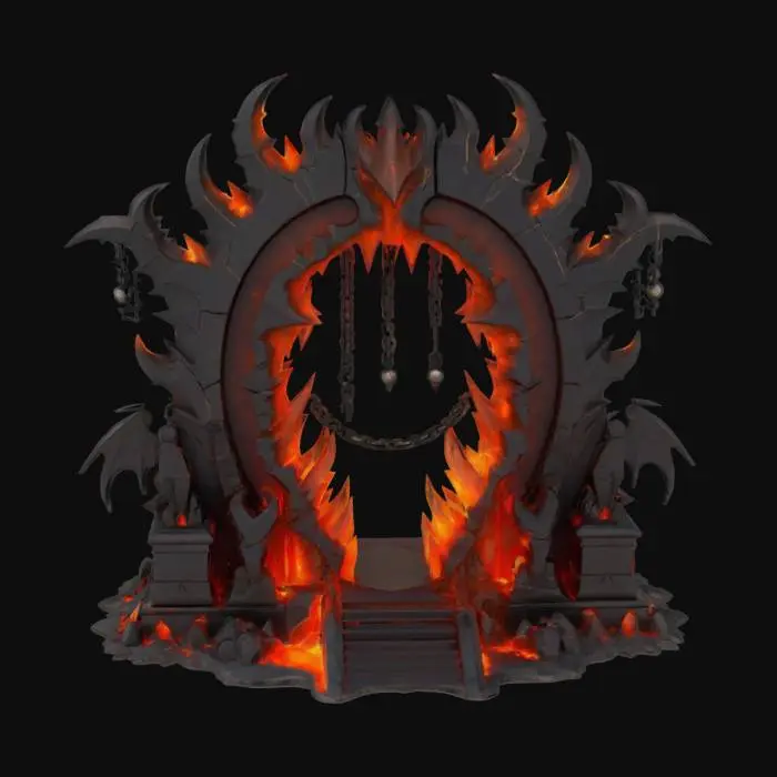 3D model for Hellgate of Tharoz