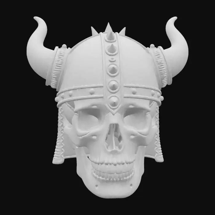 3D model for Viking warrior skull