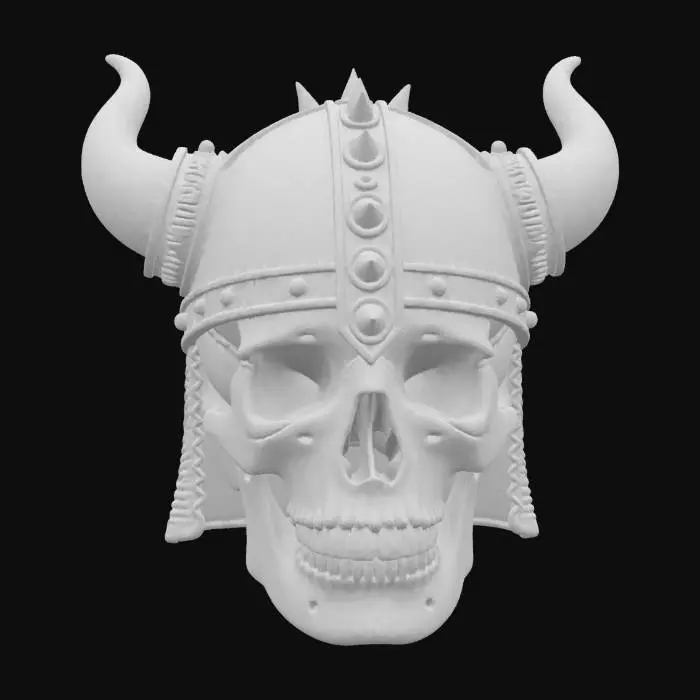 3D model for Viking warrior skull