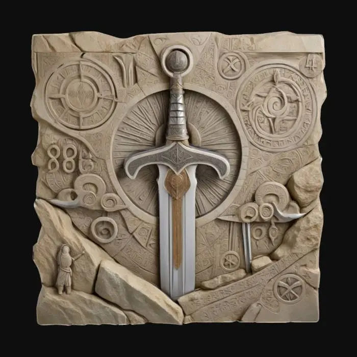 3D model for King Arthur's Sword