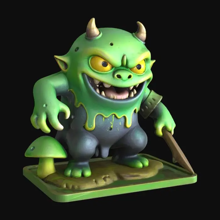 3D model for Slime gremlin