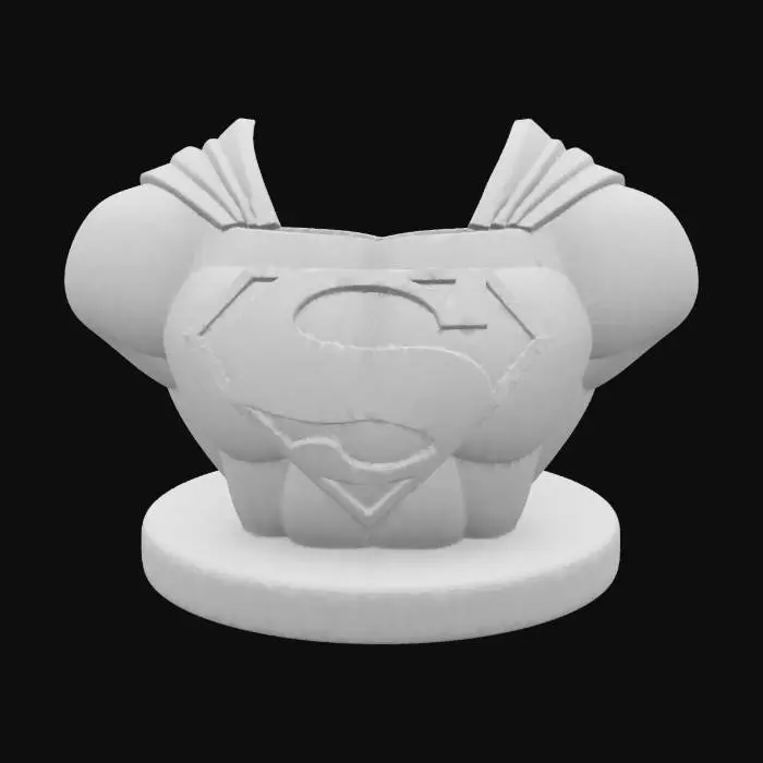 3D model for Superman_clay_pot