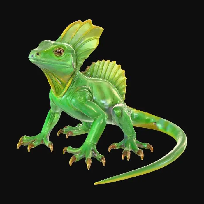 3D model for Jesus_Christ_Lizard