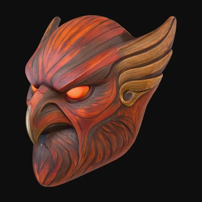 3D model for Hawk_Tengu