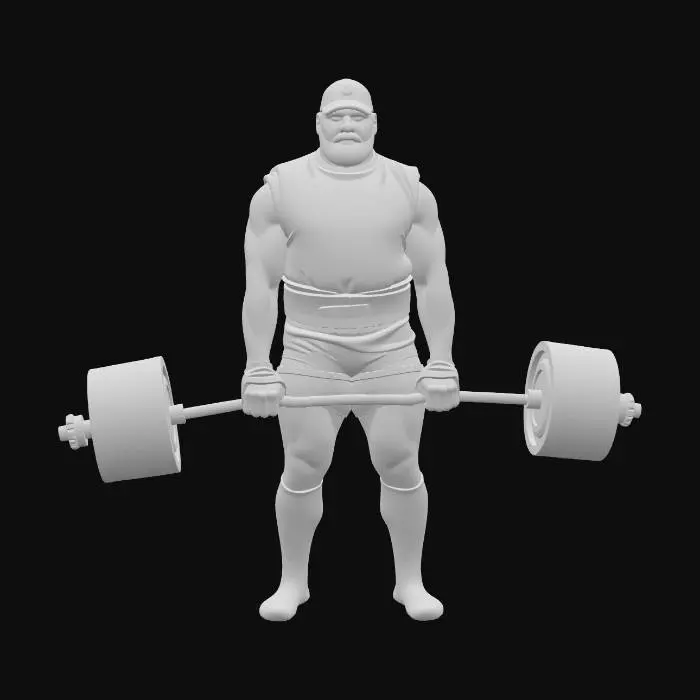 3D model for Thor_The_Giant Deadlift World record 510kg_1124,36 pounds