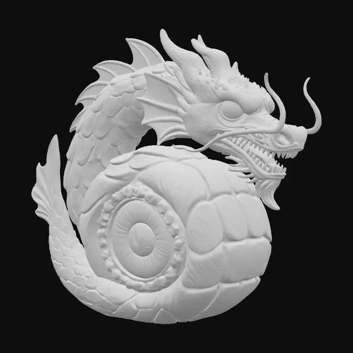 3D model for Sushi Dragon Roll, #food#