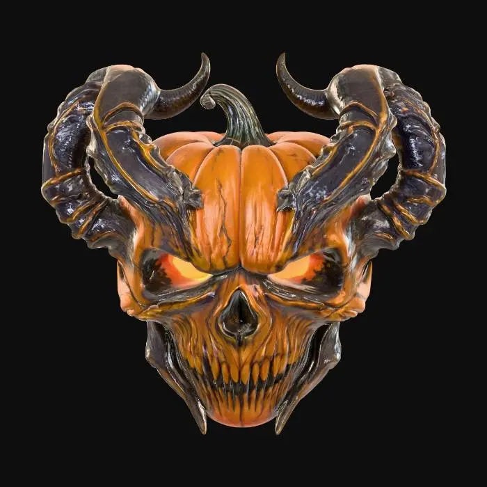 3D model for Infernal_Pumpkin_Demon,#Halloween2025#