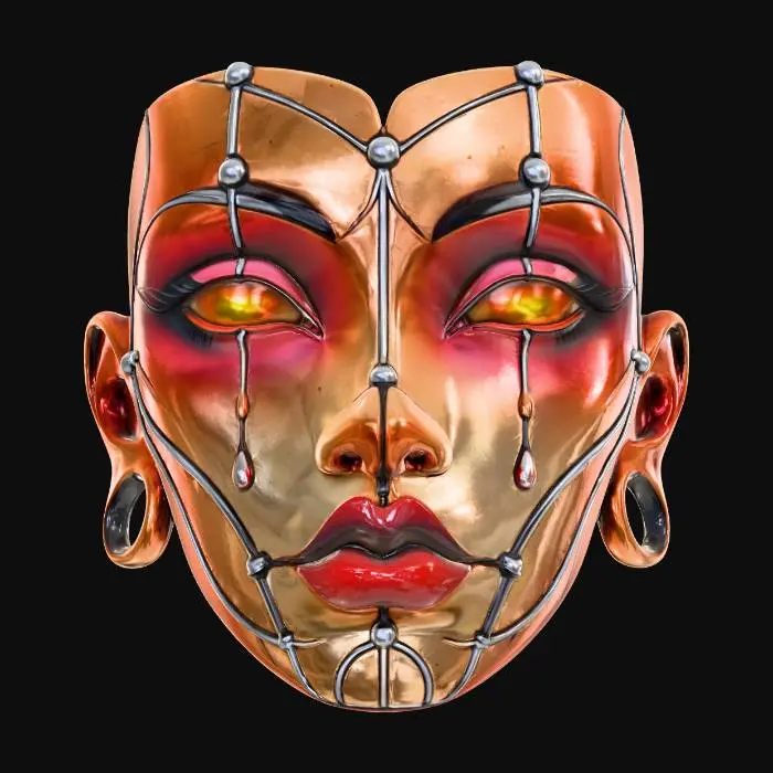 3D model for female_mask